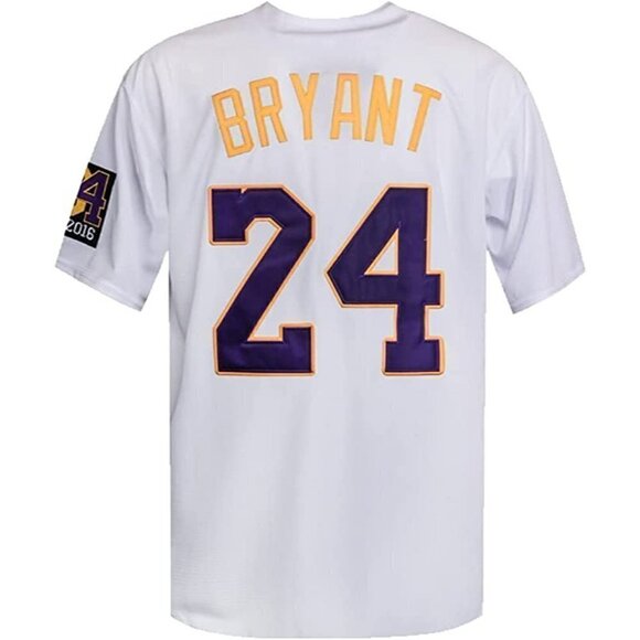 𝅺KOBE Bryant Classic Basketball NBA White Jersey 8 24 Shirt Black Mamba Lakers - Picture 5 of 7